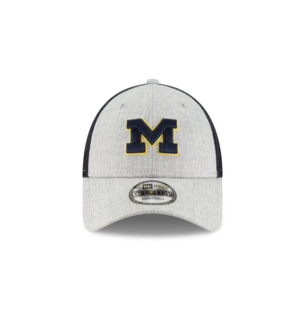 Michigan Wolverines - 9Forty Heathered Trucker Hat, New Era