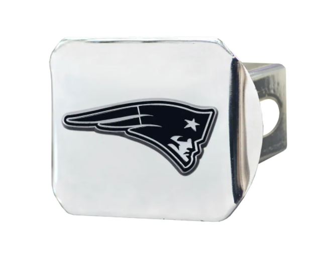 New England Patriots - Color on Chrome Hitch Cover