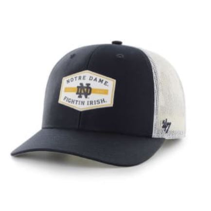 Notre Dame Standalon - Navy Convoy Trucker Hat, 47 Brand