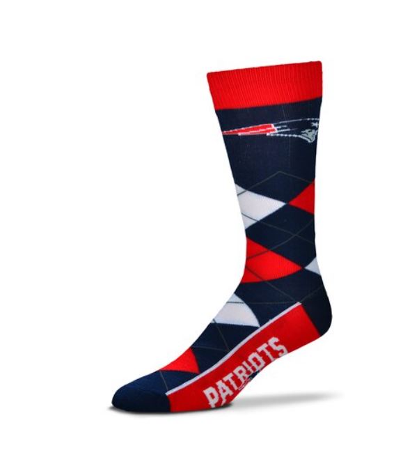 New England Patriots - Argyle Lineup Socks