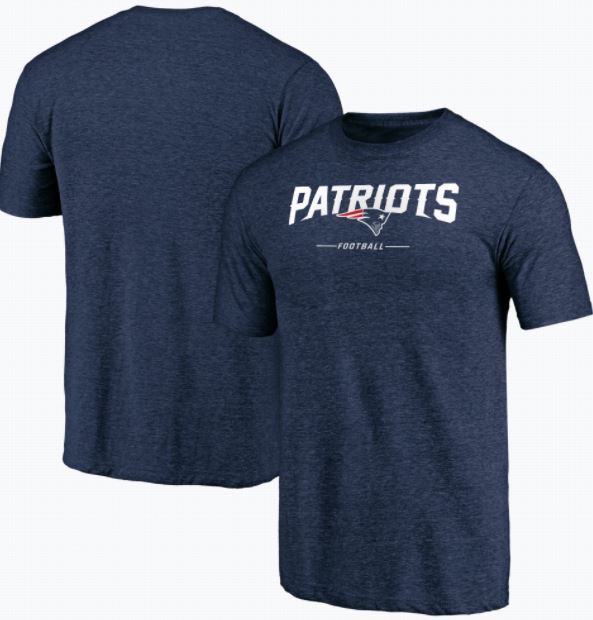New England Patriot - NFL Pro Line Team Lockup Logo T-Shirt