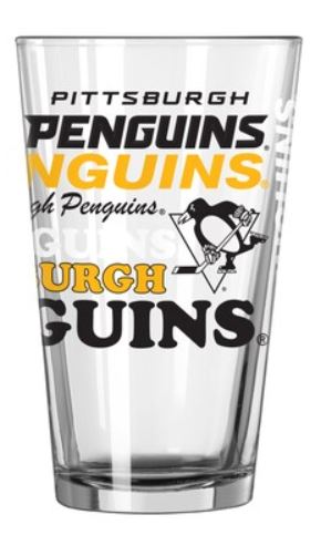 Pittsburgh Penguins Pint Glass