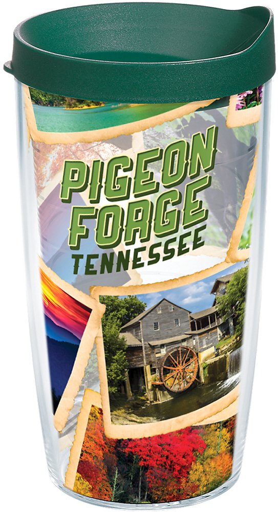 Pigeon Forge Collage DWT CL1 WRA 16oz. Tervis Cup