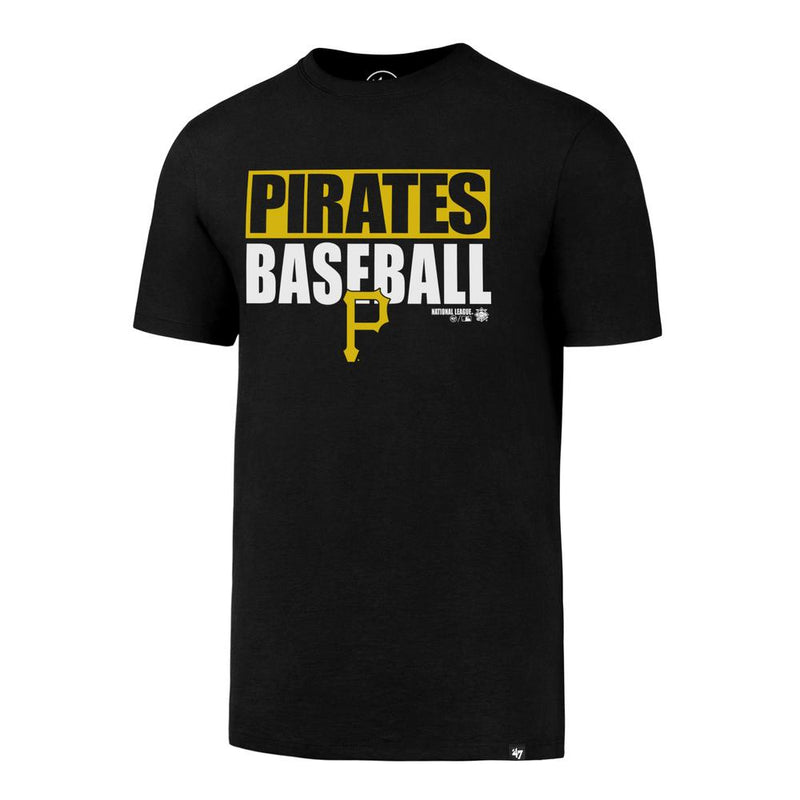 Pittsburgh Pirates  Block Out Super Rival Tee - Black