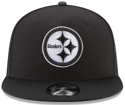 Pittsburgh Steelers - NFL Basic BW 9Fifty Snapback Black Hat, New Era