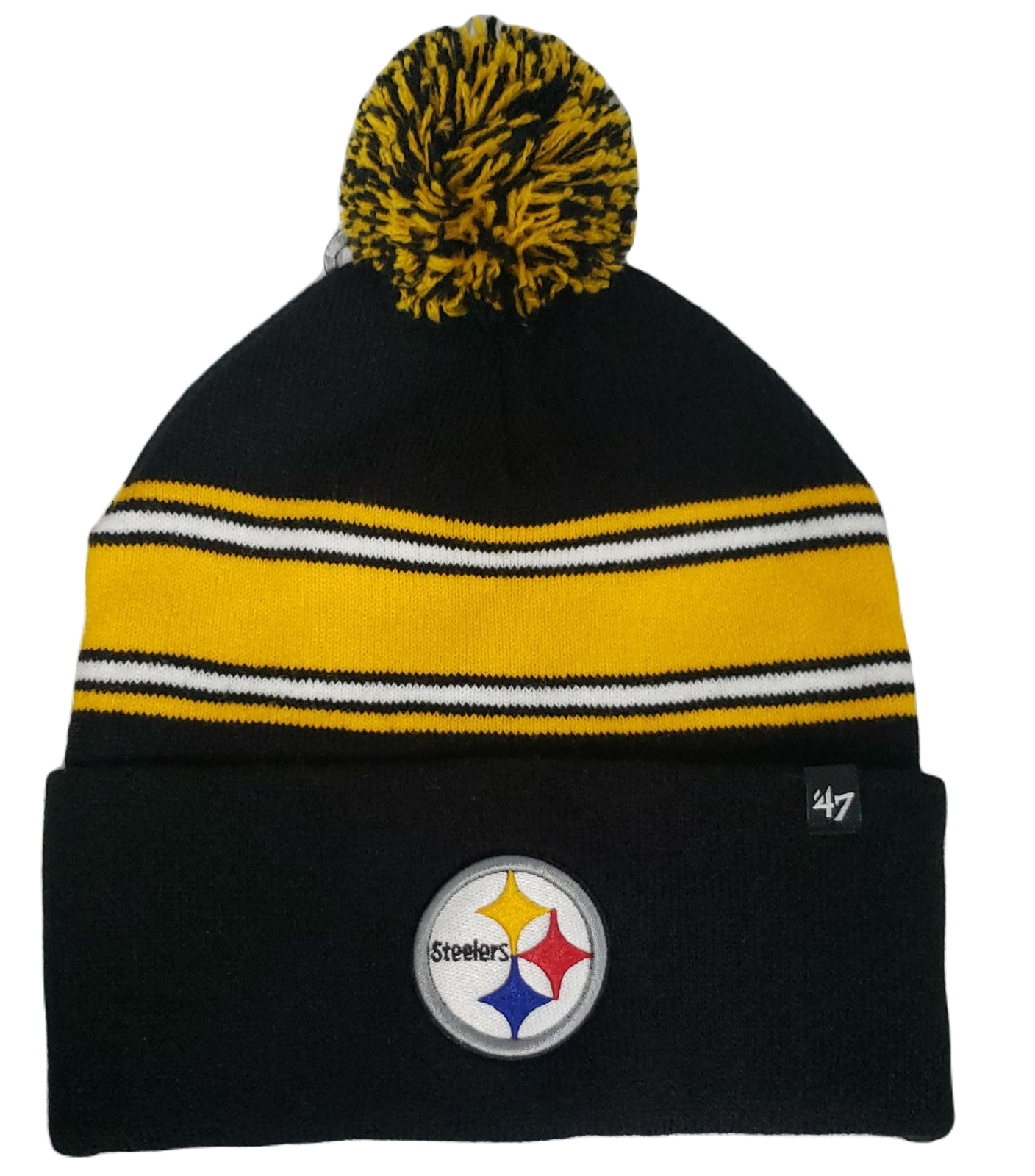 Pittsburgh Steelers - Breakaway Cuffed Knit Beanie, 47 Brand