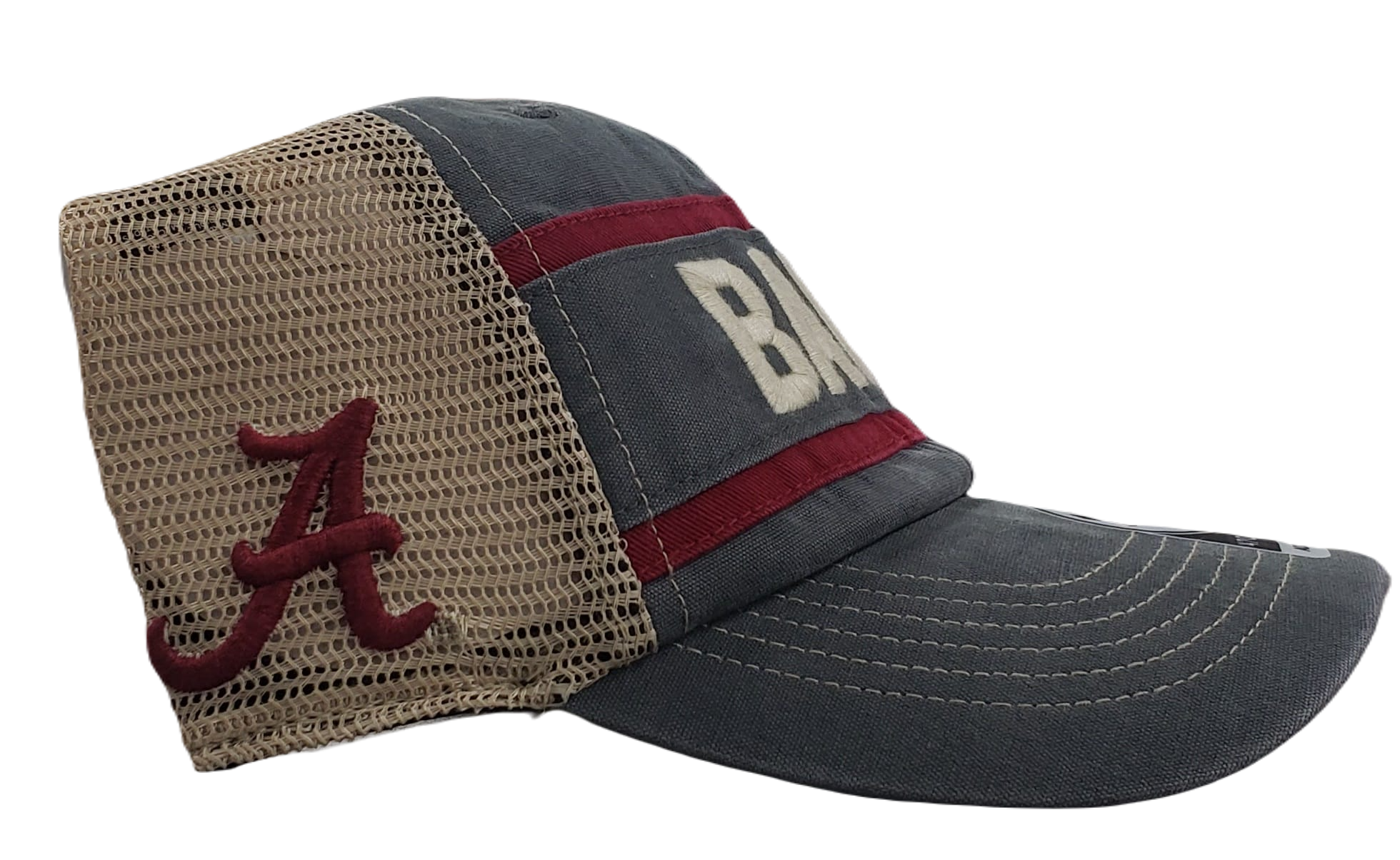 Alabama Crimson Tide - Charcoal Juncture Clean Up Hat, 47 Brand