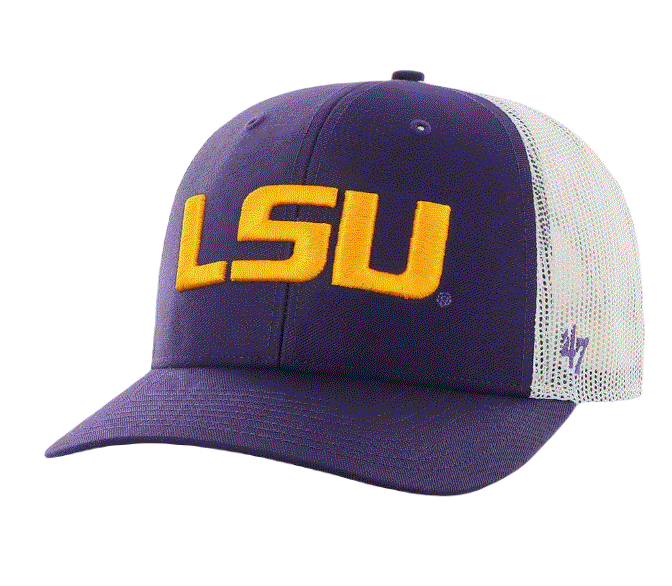 Louisiana State Tigers - LSU Trucker Hat, 47 Brand