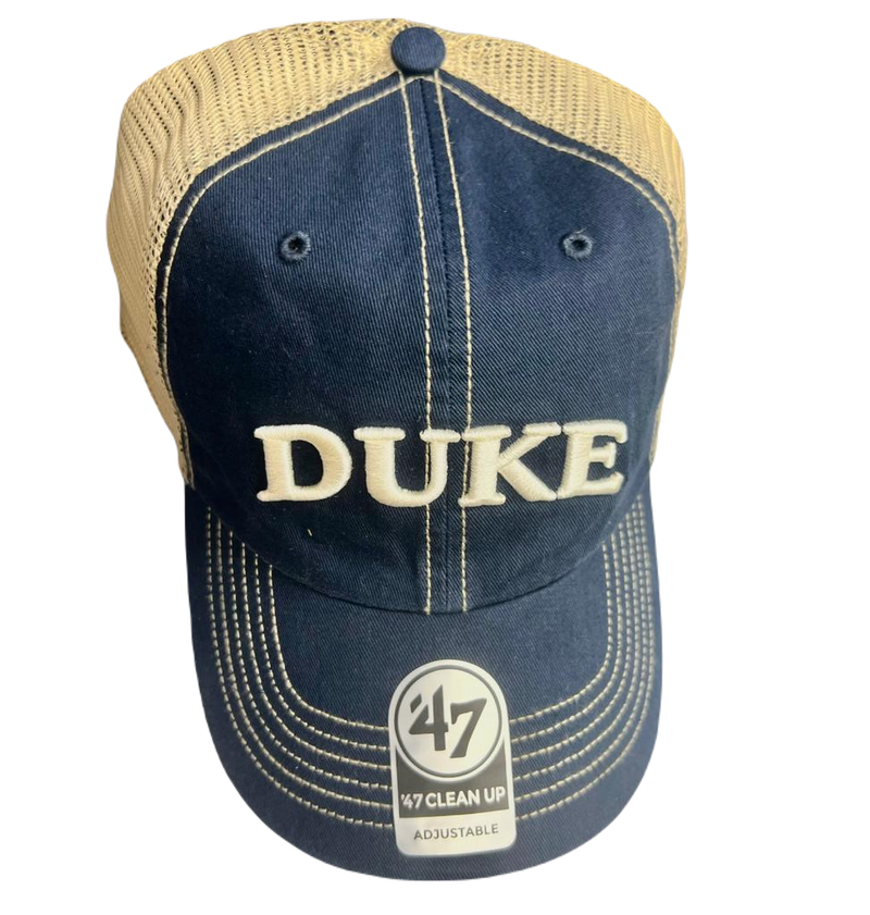 Duke Blue Devils - Trawler Clean Up Snapback Hat, 47 Brand