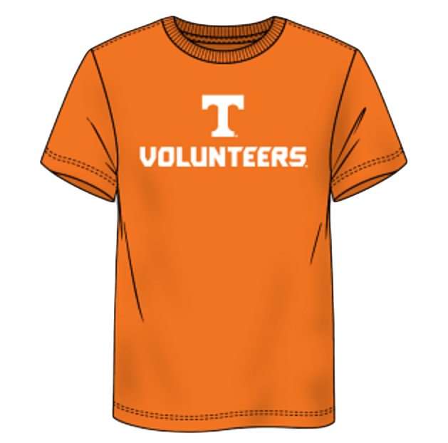 Tennessee Volunteers - Team Lockup Cotton Bright Cera T-Shirt