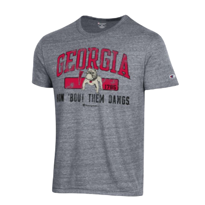 Georgia Bulldogs - Mascot Dark Gray T-Shirt