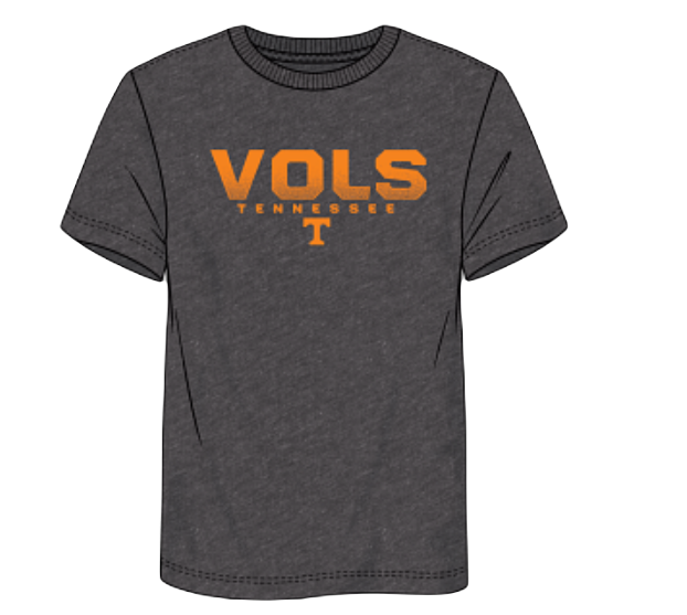 Tennessee Volunteers - Iconic Cotton Battle Scars Gray T-Shirt