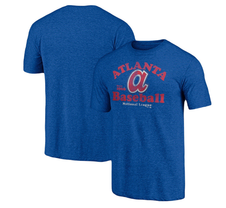 Atlanta Braves - Cooperstown Collection True Classics Deep Royal T-Shirt