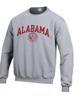 Alabama Crimson Tide - Logo Grey Sweatshirt