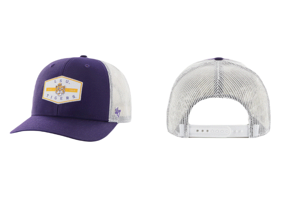 Louisiana State Tigers - LSU Vintage Convoy Trucker Hat, 47 Brand