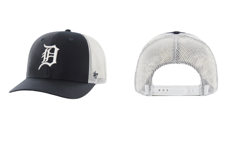 Detroit Tigers - Navy Trucker Hat, 47 Brand