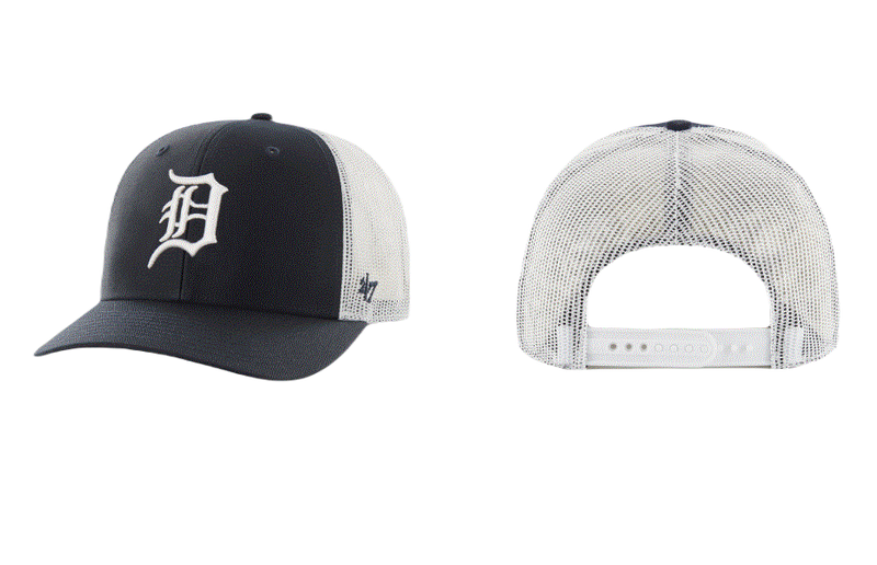 Detroit Tigers - Navy Trucker Hat, 47 Brand