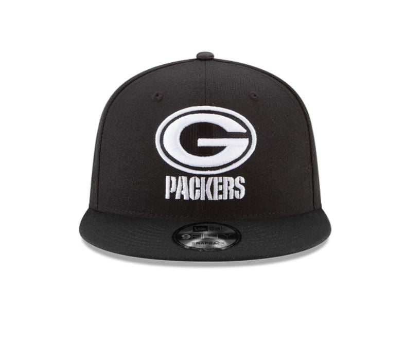 Green Bay Packers - 9Fifty Black Hat, New Era