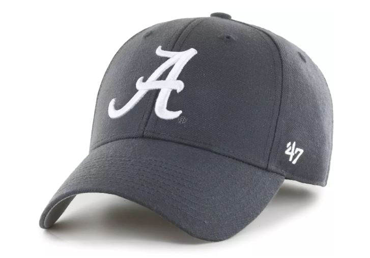 Alabama Crimson Tide - Charcoal MVP Hat, 47 Brand
