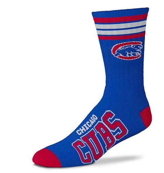 Chicago Cubs - 4 Stripe Deuce Socks