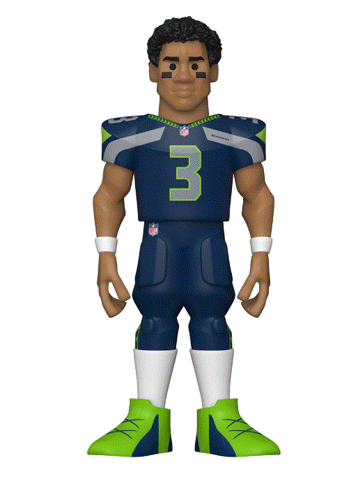 Funko NFL: Seattle Seahawks - Russell Wilson 5" Vinyl Gold Figure (with Chase)