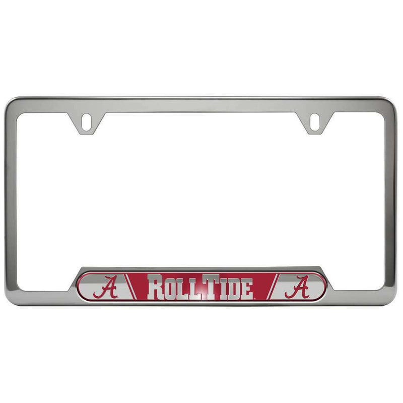 Alabama Crimson Tide - Premium Stainless Metal License Plate Frame