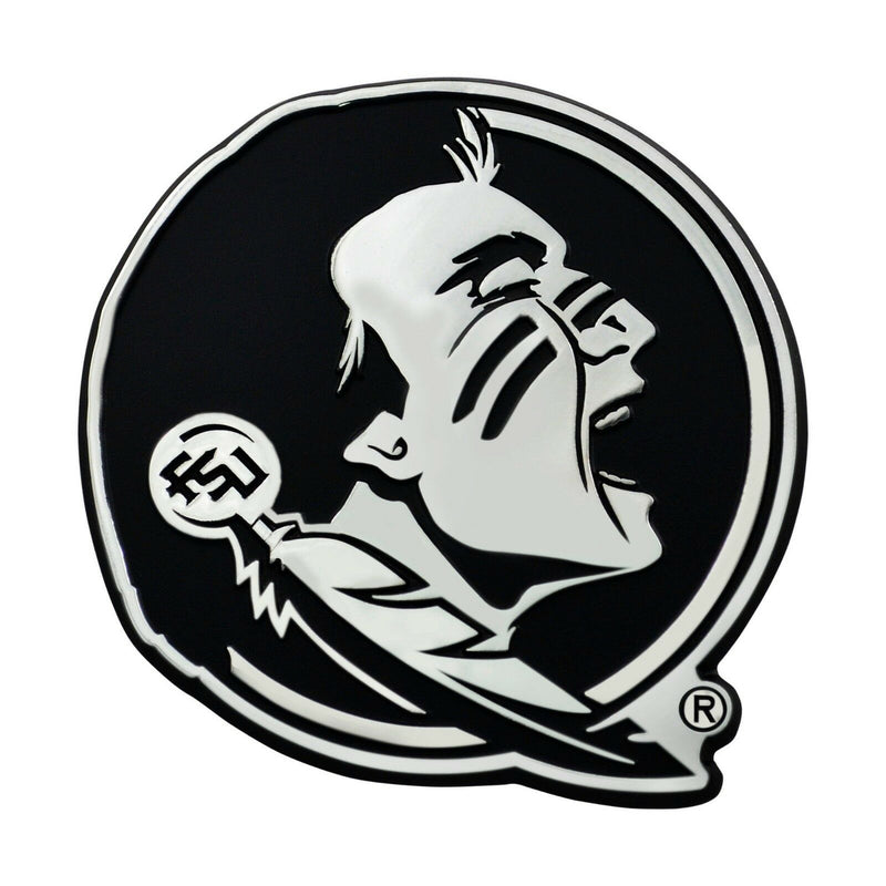 Florida State Seminoles - Logo 3" x 3.2" Metal Auto Emblem