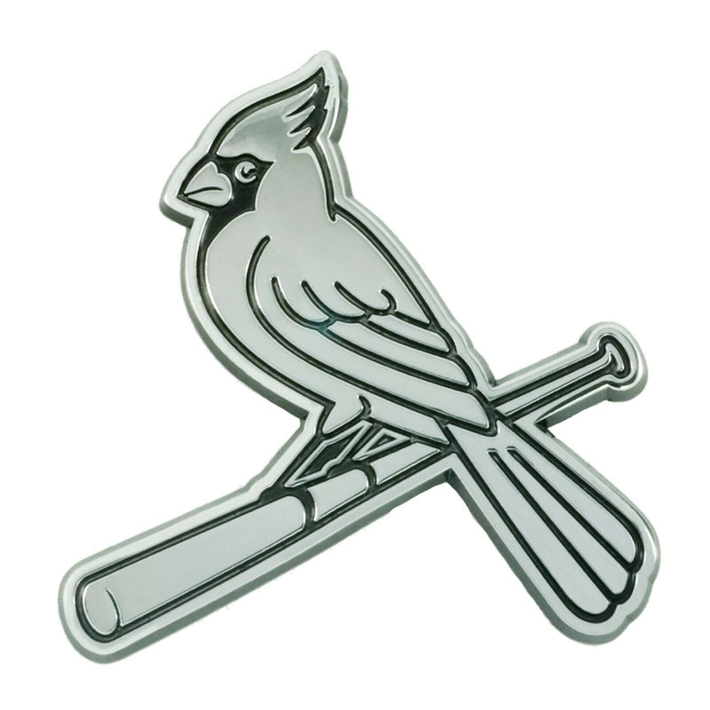 St. Louis Cardinals - 3" x 3.2" Color Metal Emblem