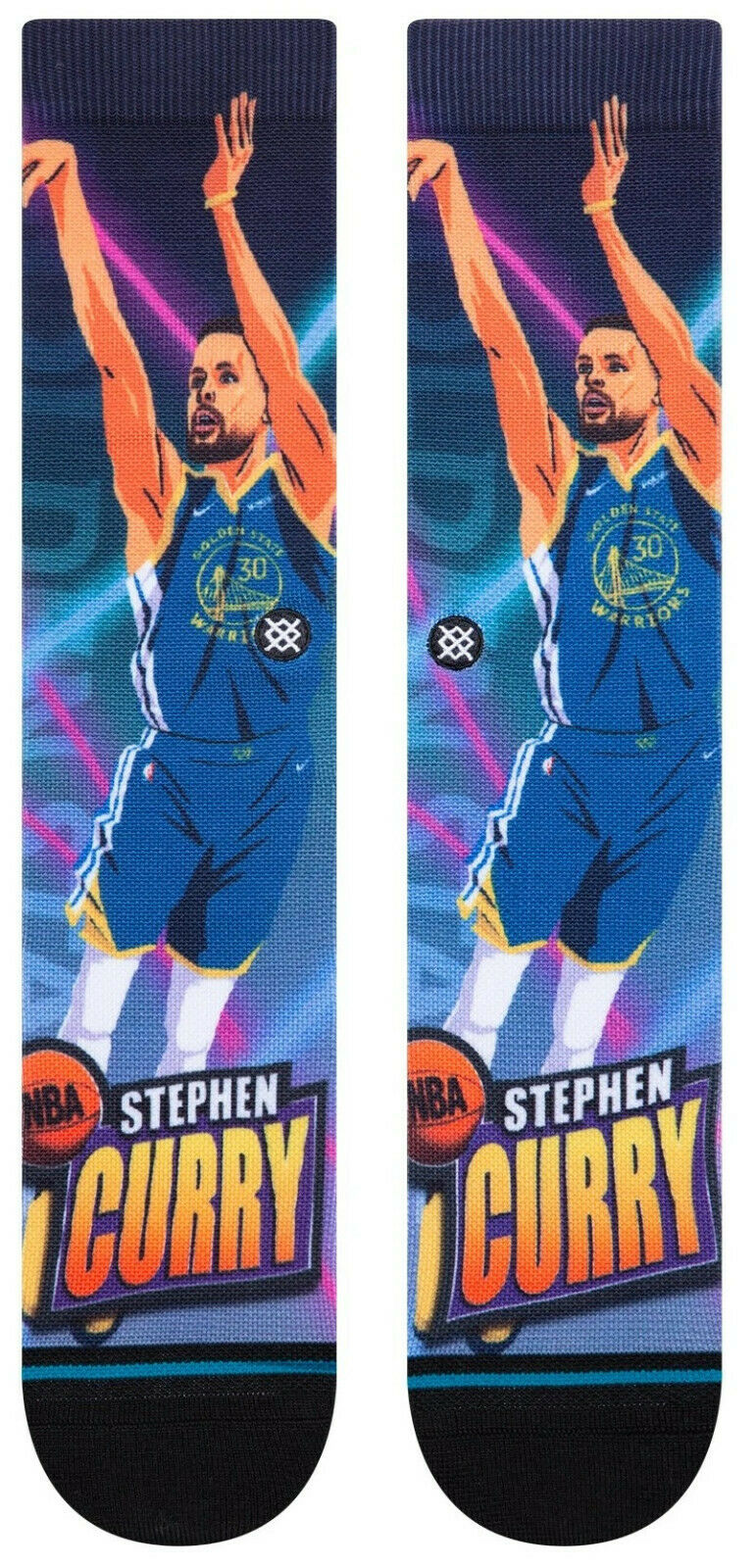 Golden State Warriors - Stephen Curry Stance Fast Break Socks