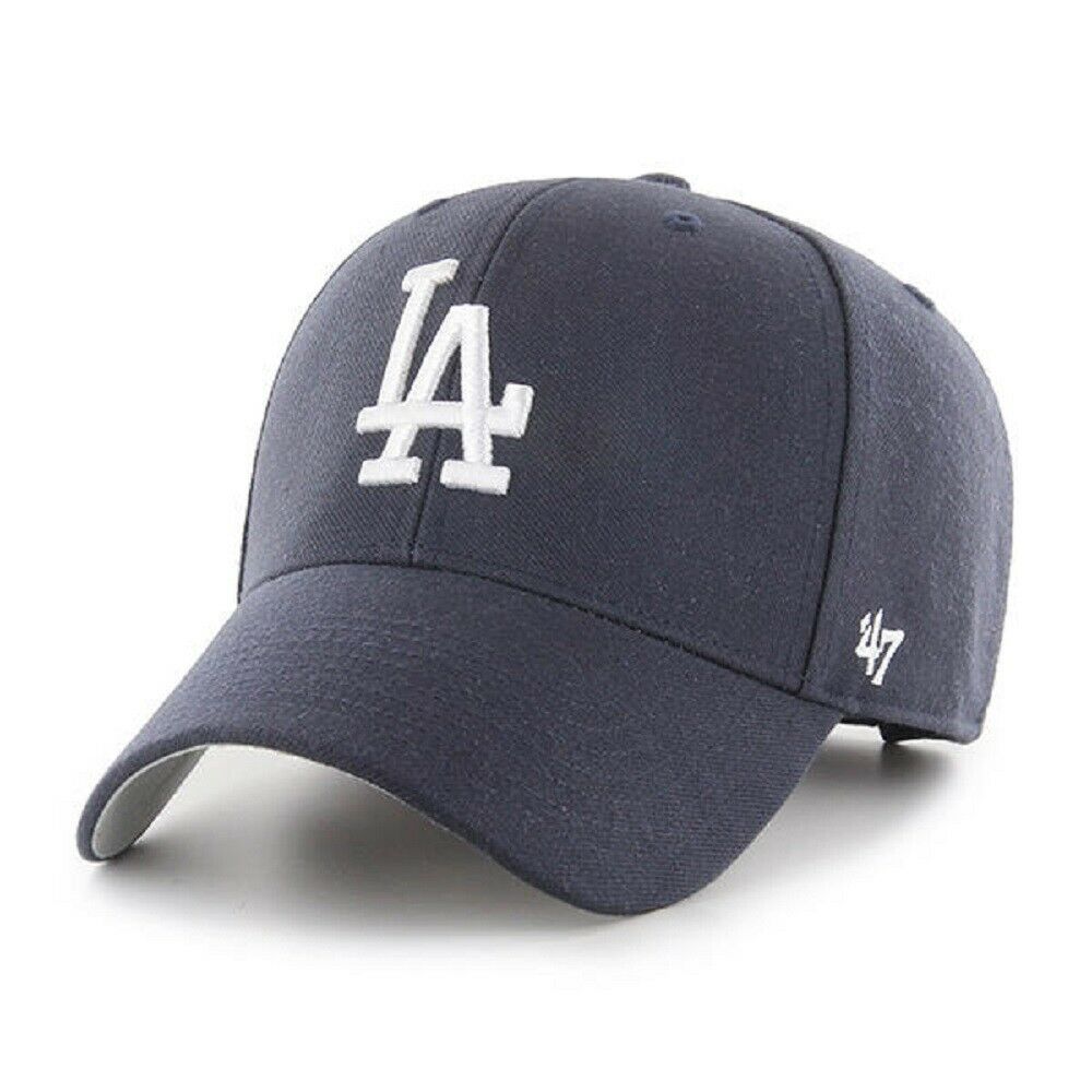 Los Angeles Dodgers 47 Brand MVP Strap Adjustable NAVY Hat