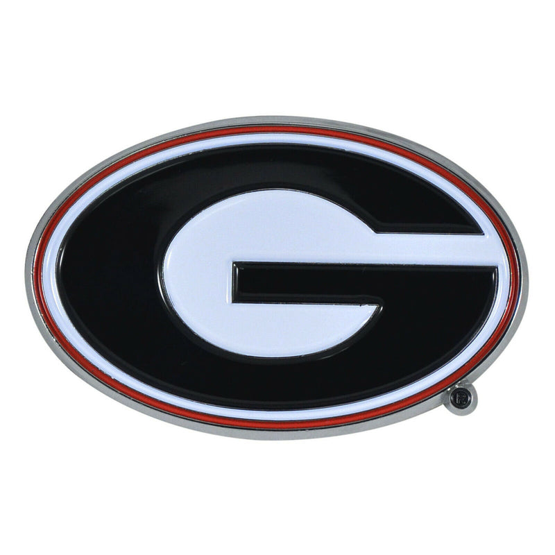 Georgia Bulldogs - Logo Metal 3" x 3.2" Auto Emblem