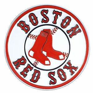 Boston Red Sox - Logo 3" x 3.2" Metal Auto Emblem