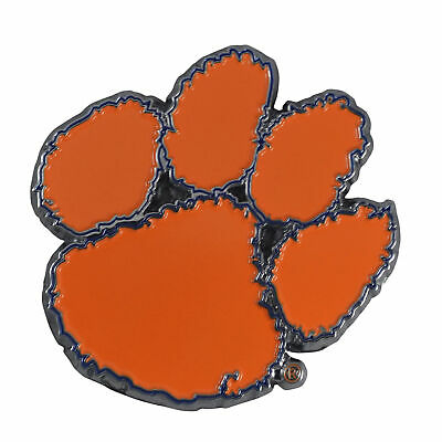 Clemson Tigers - Logo 3" x 3.2" Metal Auto Emblem