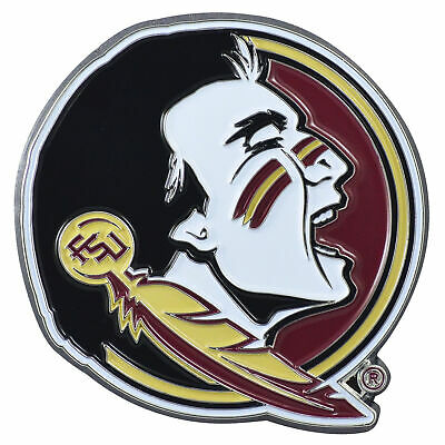 Florida State Seminoles - Logo 3" x 3.2" Metal Auto Emblem
