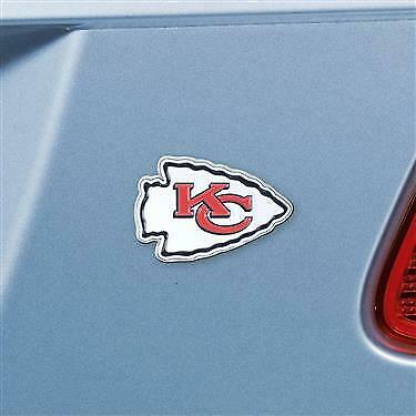 Kansas City Chiefs - Logo Metal 3" x 3.2" Auto Emblem