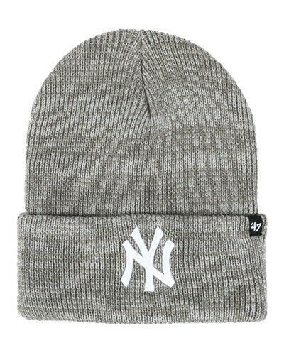 New York Yankees MLB Gray Brain Freeze Knit Cuff Cap