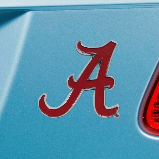 Alabama Crimson Tide - 3D 3" x 3.2" Metal Auto Emblem