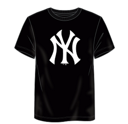 New York Yankees - Men's Cotton Official Logo T-Shirt