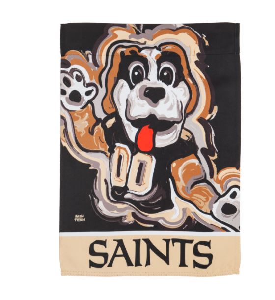New Orleans Saints - Suede GDN Justin Patten Garden Flag