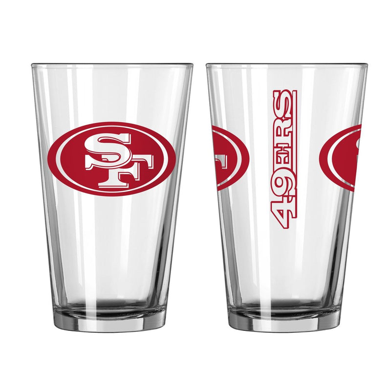 San Francisco 49ers - 16oz Gameday Pint Glass
