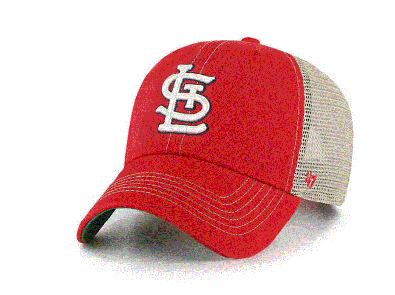 St. Louis Cardinals - Red Trawler Clean Up Hat, 47 Brand