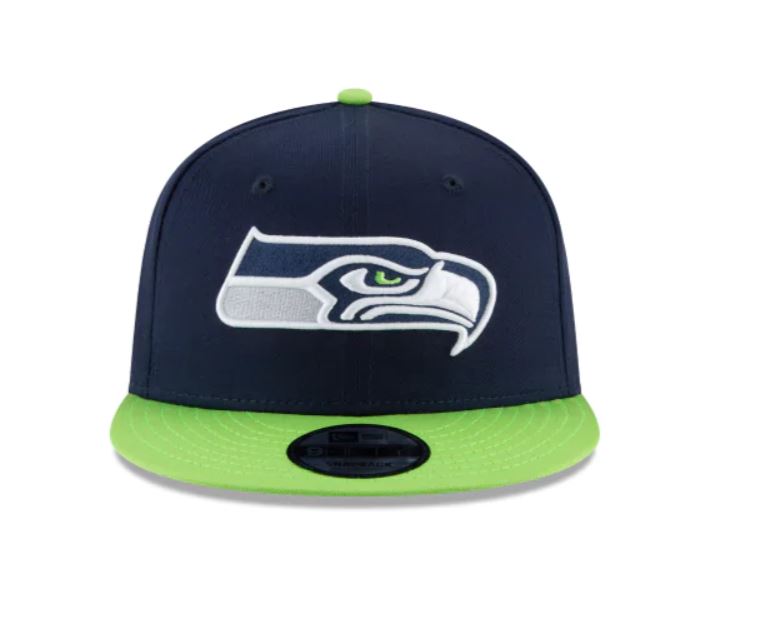 Seattle Seahawks Era 9fifty NFL Snapback Hat Cap 2tone Flat Brim 950