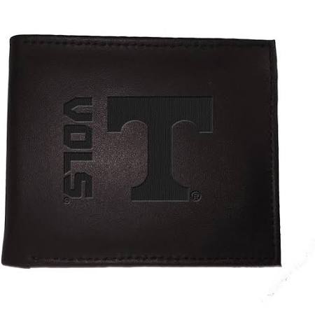 Tennessee Volunteers Black Leather Bi-Fold Wallet