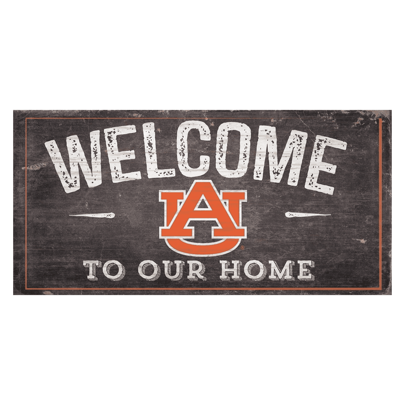 Auburn Tigers Welcome Distressed Sign