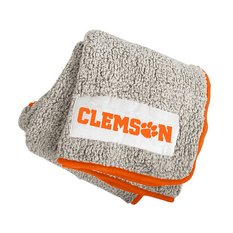 Clemson Tigers Frosty Fleece Throw Blanket