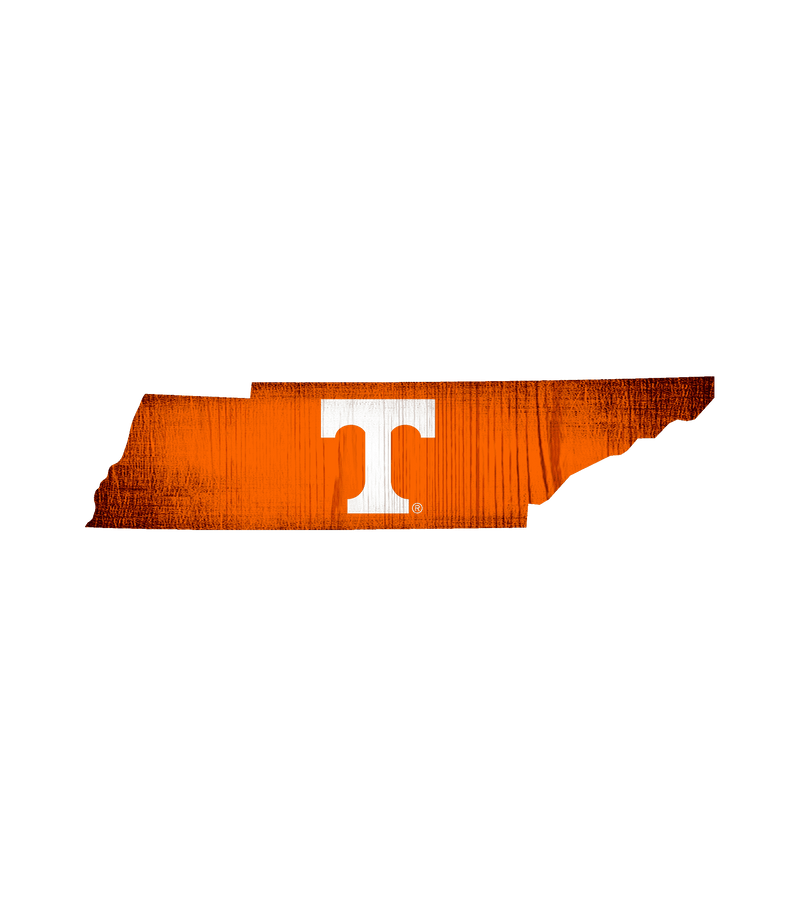 Tennessee Volunteers State Team Color Logo Sign
