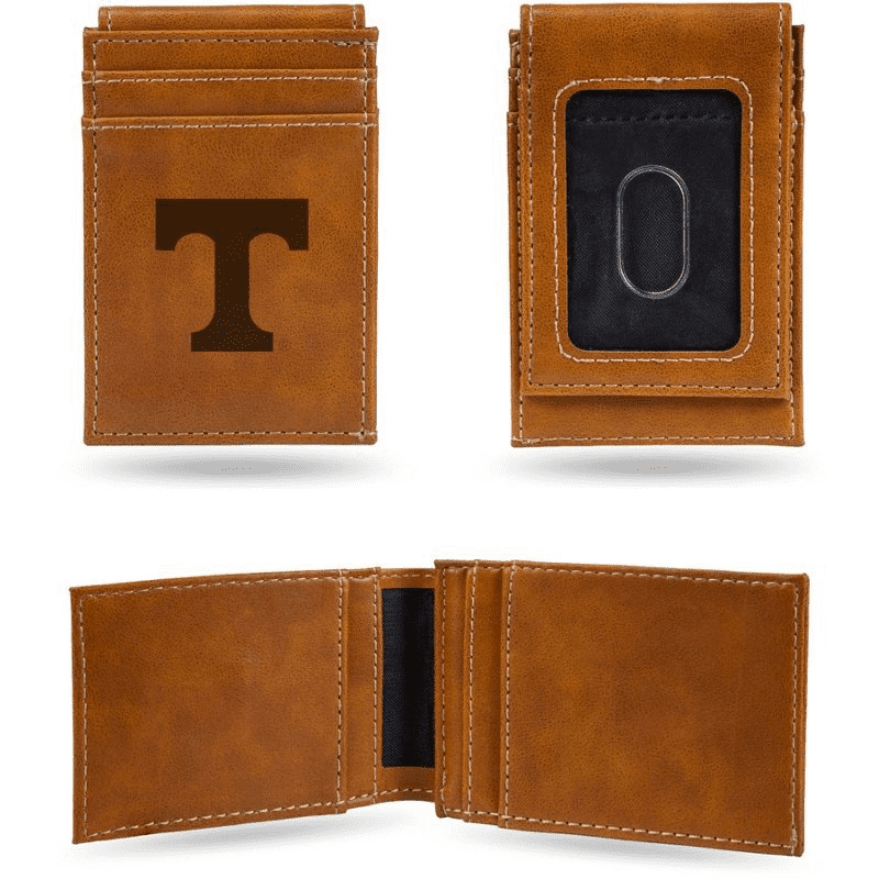 Tennessee Volunteers Laser Engraved Front Pocket Wallet