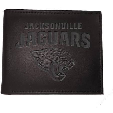 Jacksonville Jaguars - Black Leather Bifold Wallet