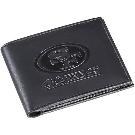 San Francisco 49ers Black Leather Bi-Fold Wallet