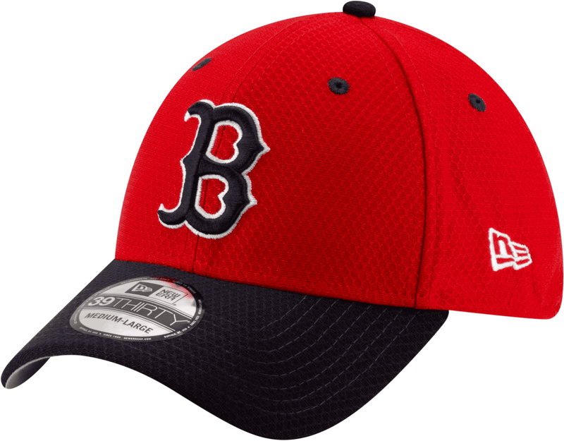 Boston Red Sox New Era Red/Navy 2019 Batting Practice 39THIRTY Flex Hat